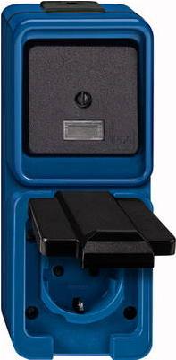 Presa Merten 227875 blu...