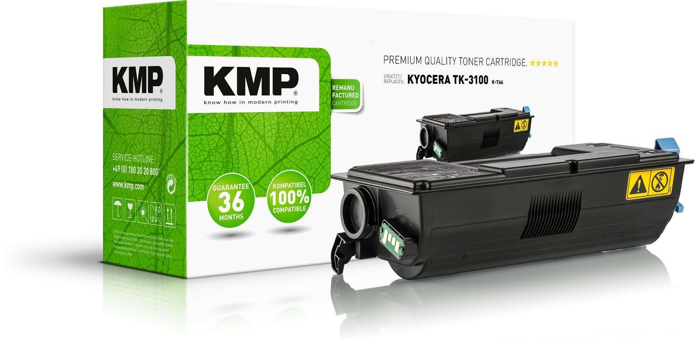 KMP K-T66 cartuccia toner 1 pz Nero (Toner Kyocera TK3100 comp. - es, Black, 1 pc[s] - Warranty: 12M)