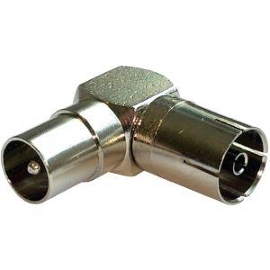 Adattatore angolare per antenna renkforce (metallo) spina per antenna 75 alla presa dell'antenna 75 renkforce
