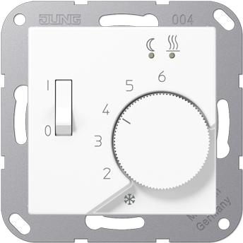 Termostato Jung FTR A 231 WW Bianco (FTRA231WW)
