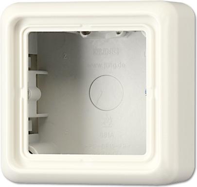 JUNG calotta da parete 1 volta CD581AW CD500 bianco CD581AW (CD581AW)