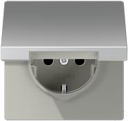 Jung AL 1520 KL - CEE 7/3 - Alluminio - Alluminio - IP44 - 250 V - 16 A