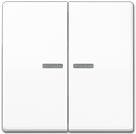 JUNG copertura f. Tasto 2f AS591-5KO5WW AS 500/A plus bianco alpino AS591-5KO5WW (AS591-5KO5WW)