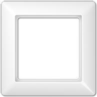 JUNG cornice 1 volta AS581BFWW AS 500 bianco alpino AS581BFWW (AS581BFWW)