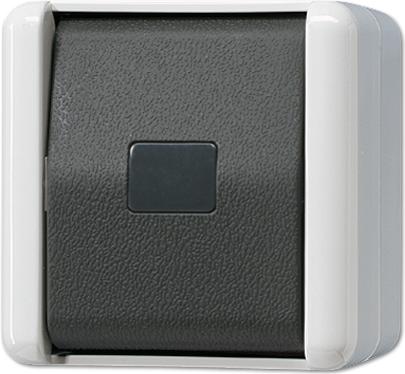 Pulsanti Jung M. Neutral Kalotte 833W WG800 IP44 Wechsler 833W (833W)