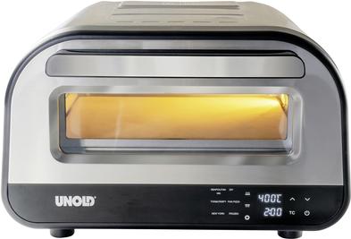 Unold 68816 Forno per pizza Luigi, forno per pizza in acciaio inossidabile, 9,7 L