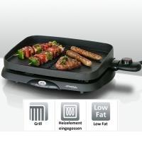 Griglia elettrica per barbecue Steba rettangolare elemento grill piastra grill scanalata rimovibile superficie grill 35x25 cm r