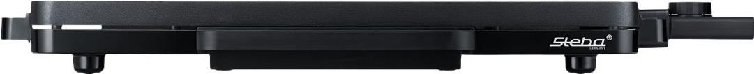 Griglia da tavolo per barbecue VG 30 Slim nera 2200 watt