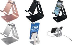 porta cellulare helit the lite stand argento
