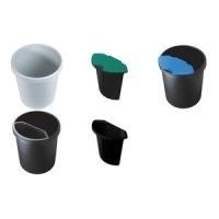 Cesto di carta in plastica elitosa, 30 litri, PE, round verde, con un bordo circonferenziale della maniglia, diametro superiore