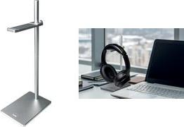 Mal di testa elit "The Hover" realizzato in alluminio argento per testa e cuffie infinitamente regolabile 1 ripido (H2381200))