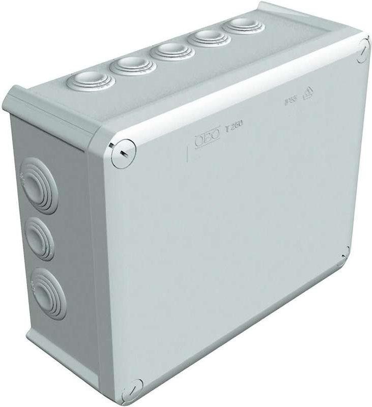 Scatola di giunzione OBO BETTERMANN T250 240x190x95 mm grigio chiaro (2007109)