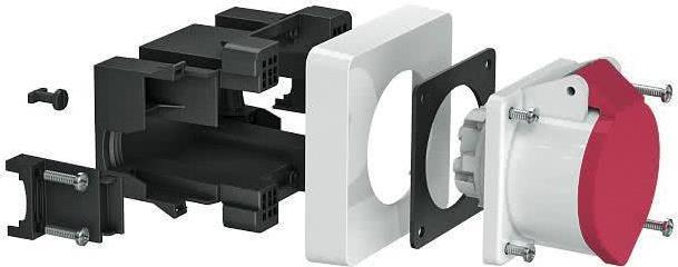 Scatola installazione apparecchi CEE 71GDCEE16 16 A 118x98x125 nero grafite (6119483)