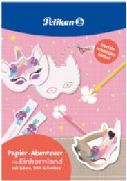 '''Pellicano per creare un libro da colorare con unicorno'''