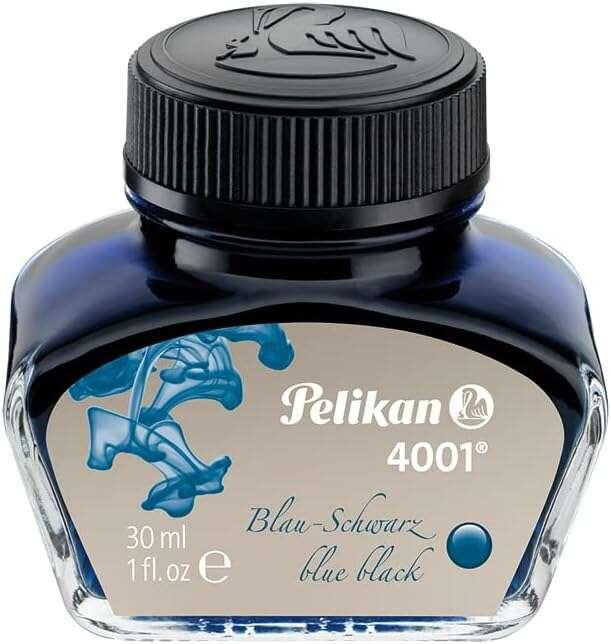 Inchiostro Pelikan 4001 No.78 - Flacone da 30ml - Garantisce il Perfetto Funzionamento della Penna Stilografica - Colore Blu/Ne