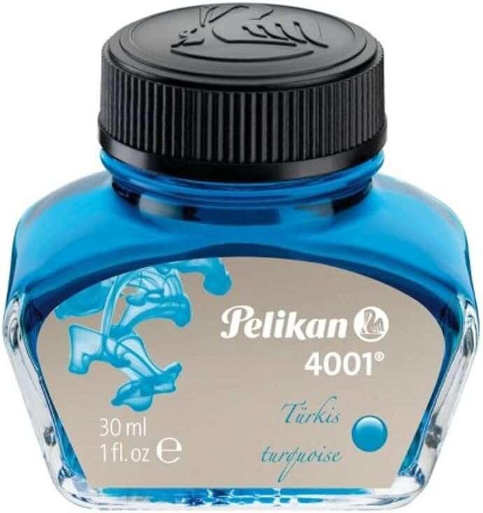 Inchiostro Pelikan 4001 No.78 - Flacone da 30 ml - Garantisce il Perfetto Funzionamento della Penna Stilografica - Colore Turch