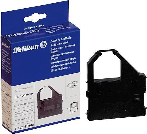 Pelikan - Nero - Nastro - per Star LC 10 100 10CL 10II 20 NX 1000 1010 1020 Rainbow 1040 Rainbow