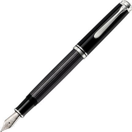 Pelikan 803830 Penna Stilografica SouverÃƒÂ¤n 405 Stresemann, Nero-Antracite,
