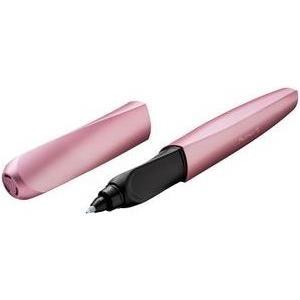 Pelikan Twist Ink Roller Girly Rose, forma ergonomica metallica rosa, adatta per i mani destra e sinistra,- 1 pezzo (806299)