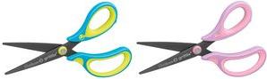Pelikan Griffix School Scissors, Spitz, neon fresco blu con presa morbida per taglio comodo, con tag di nome, - 1 pezzo (810272)