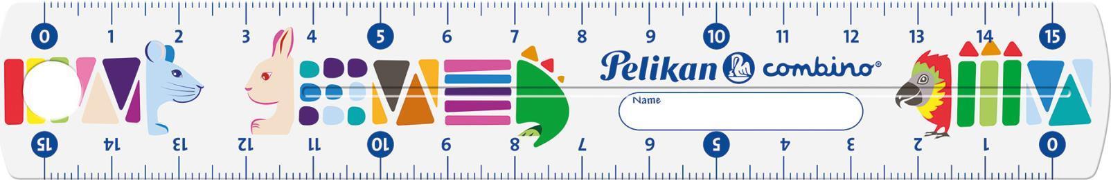Righello Pelikan Combinato 15 cm