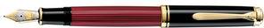 Penna stilografica Pelikan M800 Sistema di riempimento integrato Nero - Oro - Rosso 1 pezzo(i) (816625)