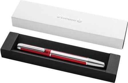 Pelikan Pura R40 - Stick Pen - Bordeaux - Argento - Nero - Ambidestro - Germania - Confezione regalo (822763)