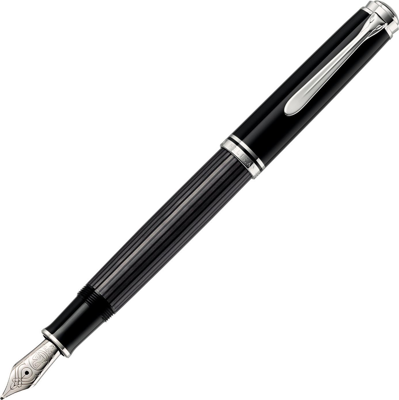 Penna stilografica M805 Stresemann B caricamento a stantuffo nera