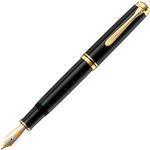 Pelikan 987396 Penna Stilografica SouverÃƒÂ¤n 1000, Nero, Pennino M (medio),