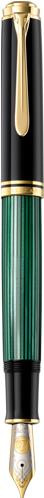 Pelikan 987594 penna stilografica SouverÃƒÂ¤n 1000, nero-verde, pennino