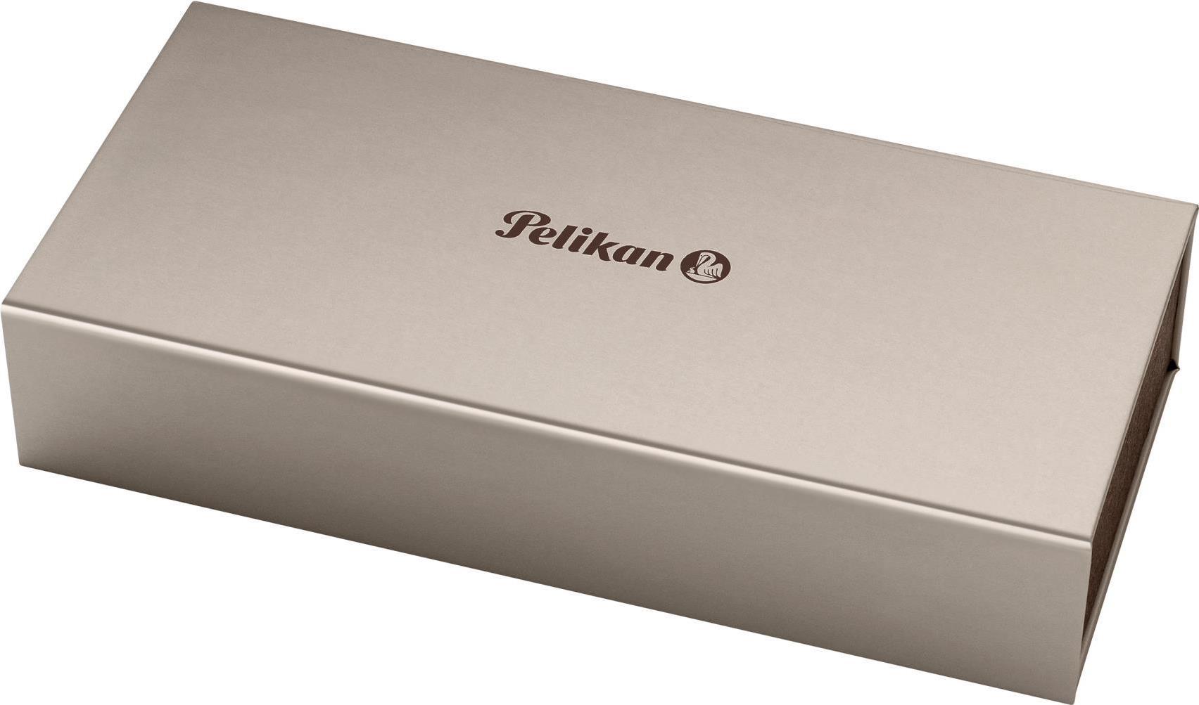 Pelikan 995720 penna stilografica Souvern 800 nero-verde pennino