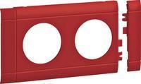 Hager Aperture 2x Socket GB0802020 HFR ABS OT80mm Anraniabar Red 1 (GB080203020)