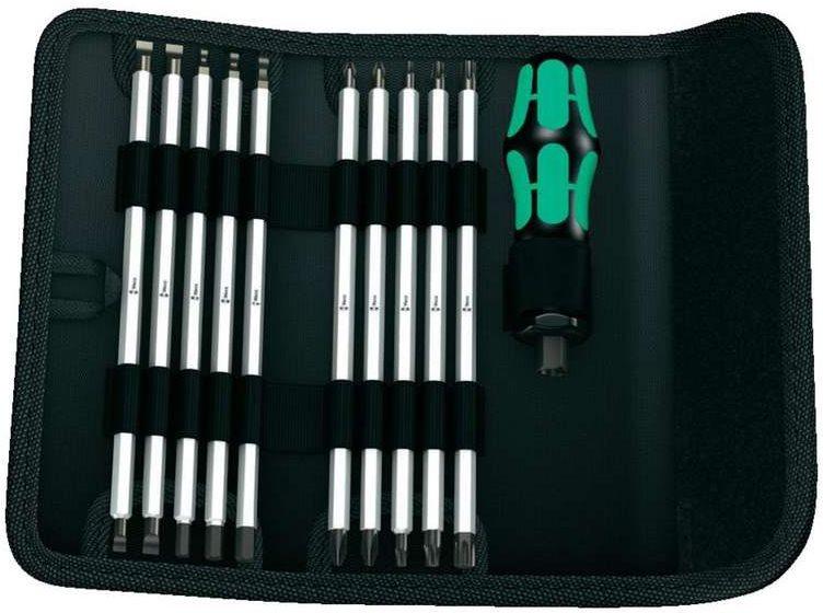 Strumento Wera etui vario set da cacciavite standard per cacciavite multi-bit a 11 pezzi (05002990001)