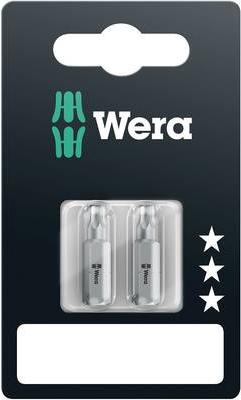 Wera 05073314001 - 2 pezzo(i) - Torx - TX 20x25 - 254 / 4 mm (1 / 1020 cm (4")) - Esagonale - Confezione in blister (0507331400