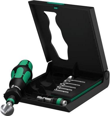 Cone Wera SET in 8 parti 6,3 mm, 8,3 mm, 10,4 mm, 12,4 mm, 16,5 mm, 20,5 mm HSS 05104655001 1/4 "(6,3 mm) 1 set (05104655001)