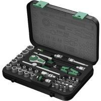 WERA ZYKLOP 8100 SA 2 - Cazzocciale con funzione a cricchetto e set di tasti bit e bit e presa - 42 pezzi (05003533001)