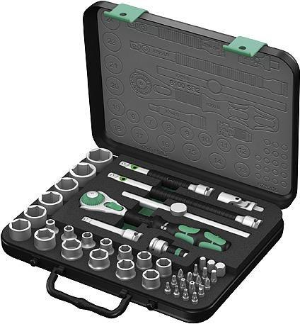 WERA ZYKLOP 8100 SB 2 Chiave di coppia a raggi con bit e set di socket 43 Dele