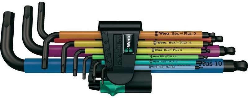 Wera 950/9 Hex-Plus L-nglest 9 Dele
