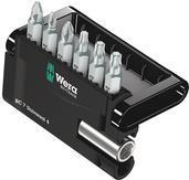 Wera Bit-set in 7 parti Bit-check 7 Universal 4 05135810001 Kreuzschlitz Phillips, Kreuzschlitz Pozidriv, Inner-Torx (051358100