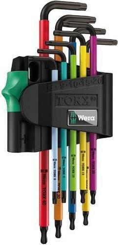 Set di chiavi a bussola TX BO L-Wera 967/9, 9 pezzi