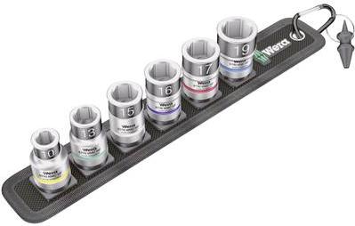Cintura Wera C 1 - STCKING può impostare - 1/2 " - Metrica - 6 teste/teste - 10,13,15,17,19 mm - 28,5 cm (0500395001)