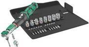 Wera Safe-Torque A 2 Set 1 - Chiave dinamometrica con funzione a cricchetto e set di punte e chiavi a bussola - 23 pezzi (05075