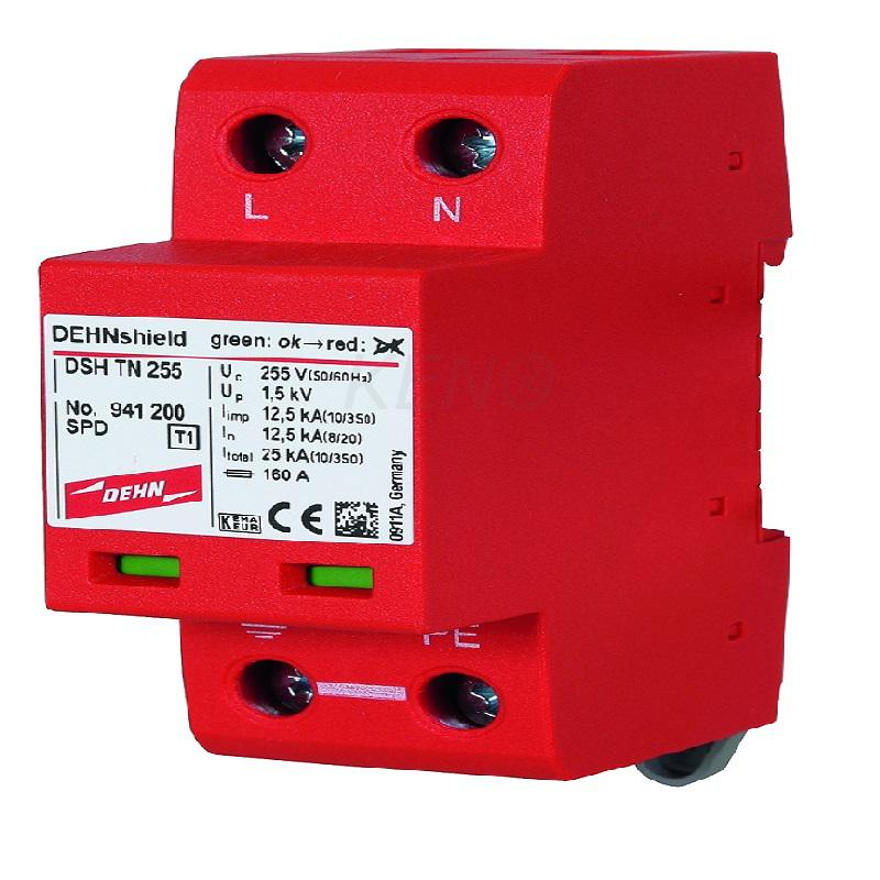Scaricatore di sovratensione AC DEHNshield TN 255 2P tipo I+II