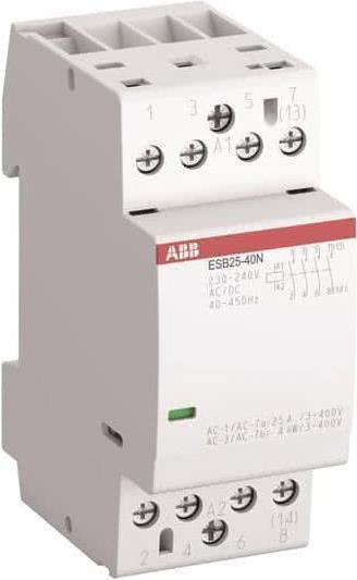 Contattore di installazione ABB ESB25-31N-06 3S/1 230-240 V CA/CC (1SAE231111R0631)