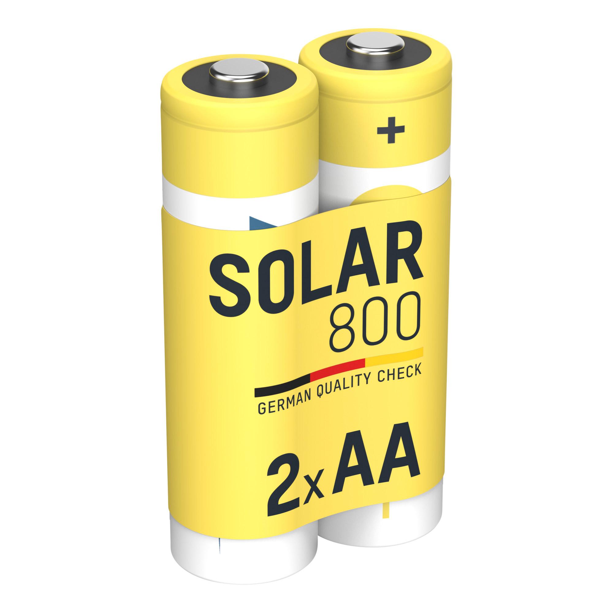 Batteria AA ANSMANN Solare 800mAh 2 Mignon NiMH HR6 12V