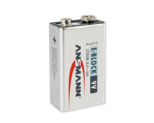 Batteria 9V ANSMANN Litio 1x 9V Block Litio Extreme