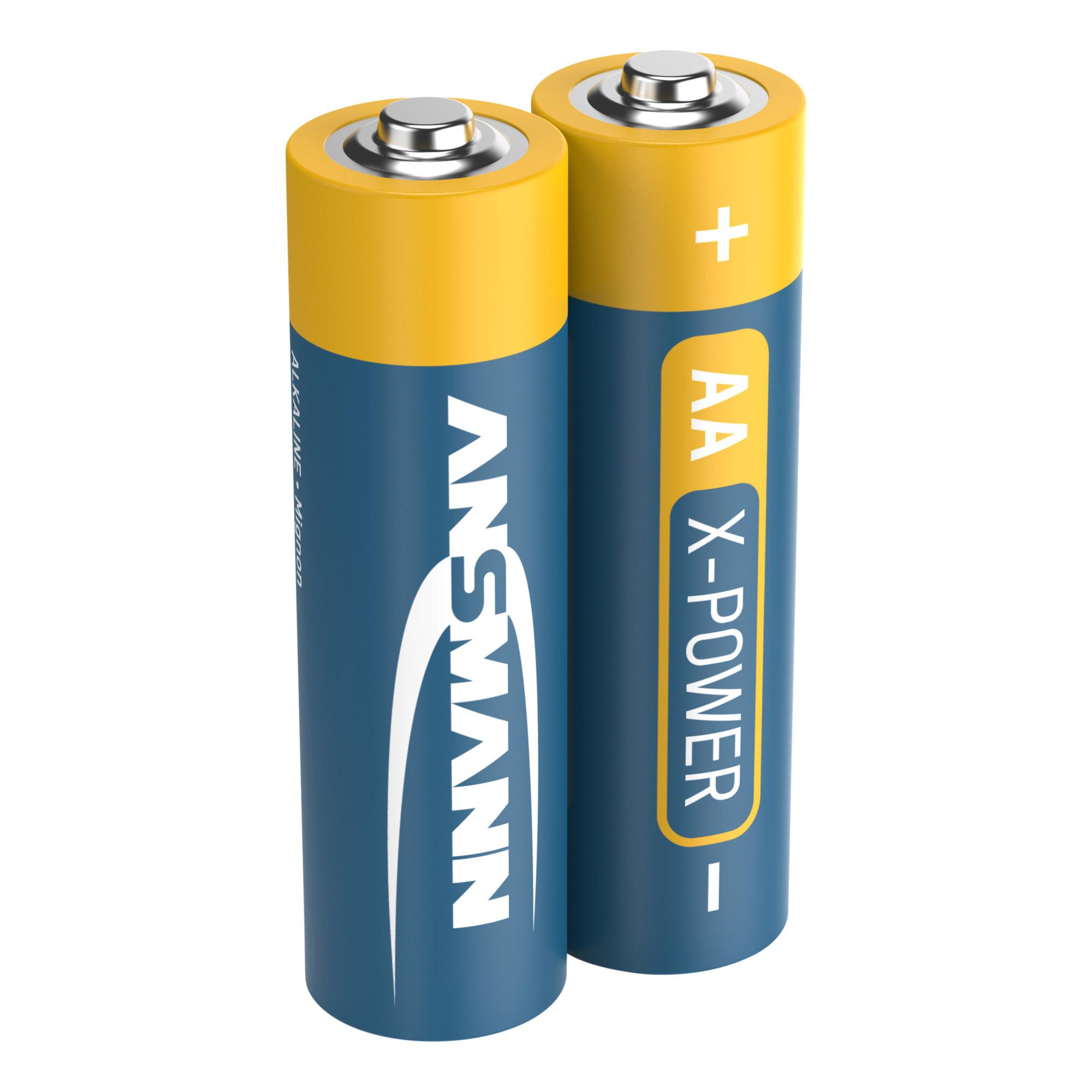 Batteria AA ANSMANN X-Power 2x Mignon Alcaline Premium