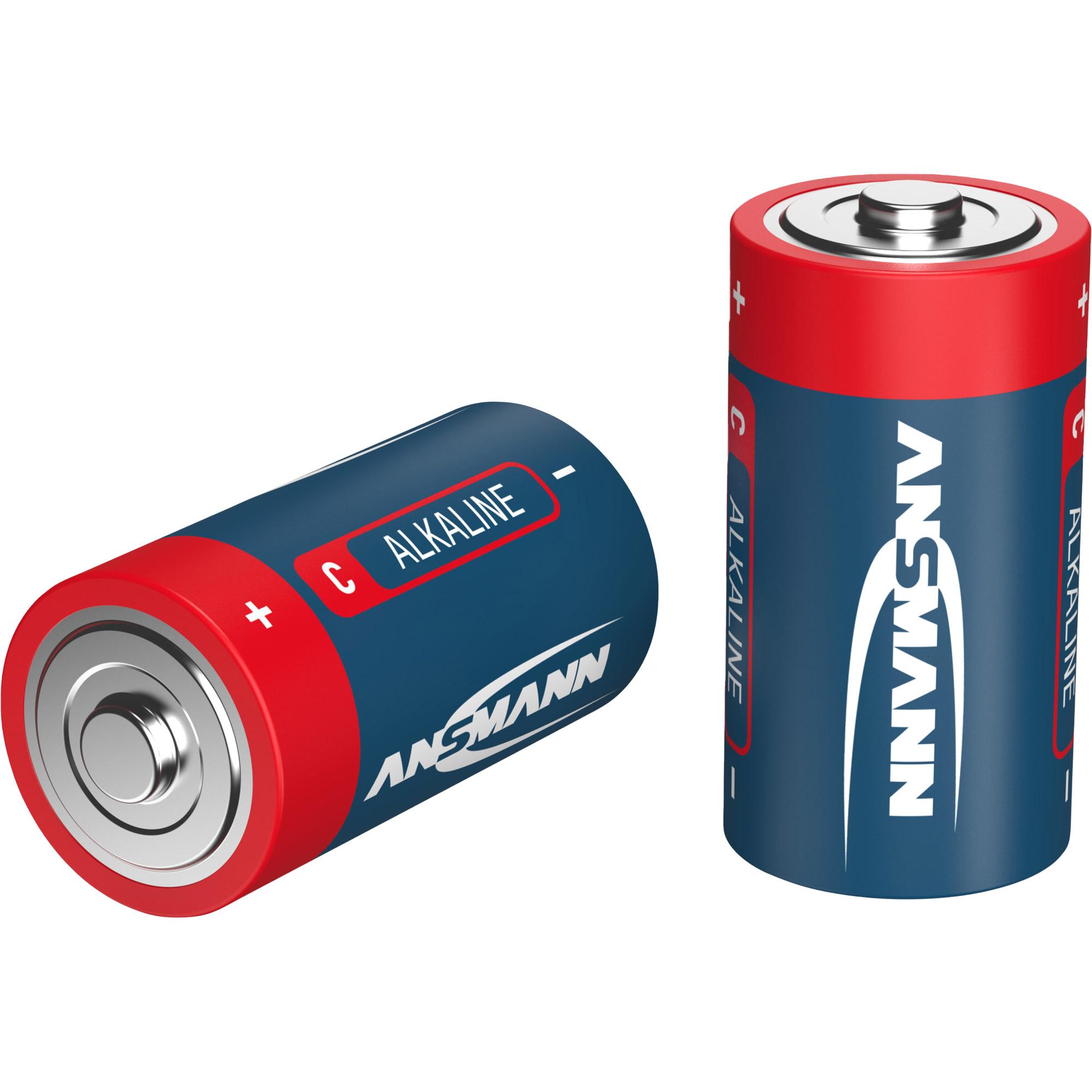 Batteria C ANSMANN Rossa 2x 2x Baby Alcalina