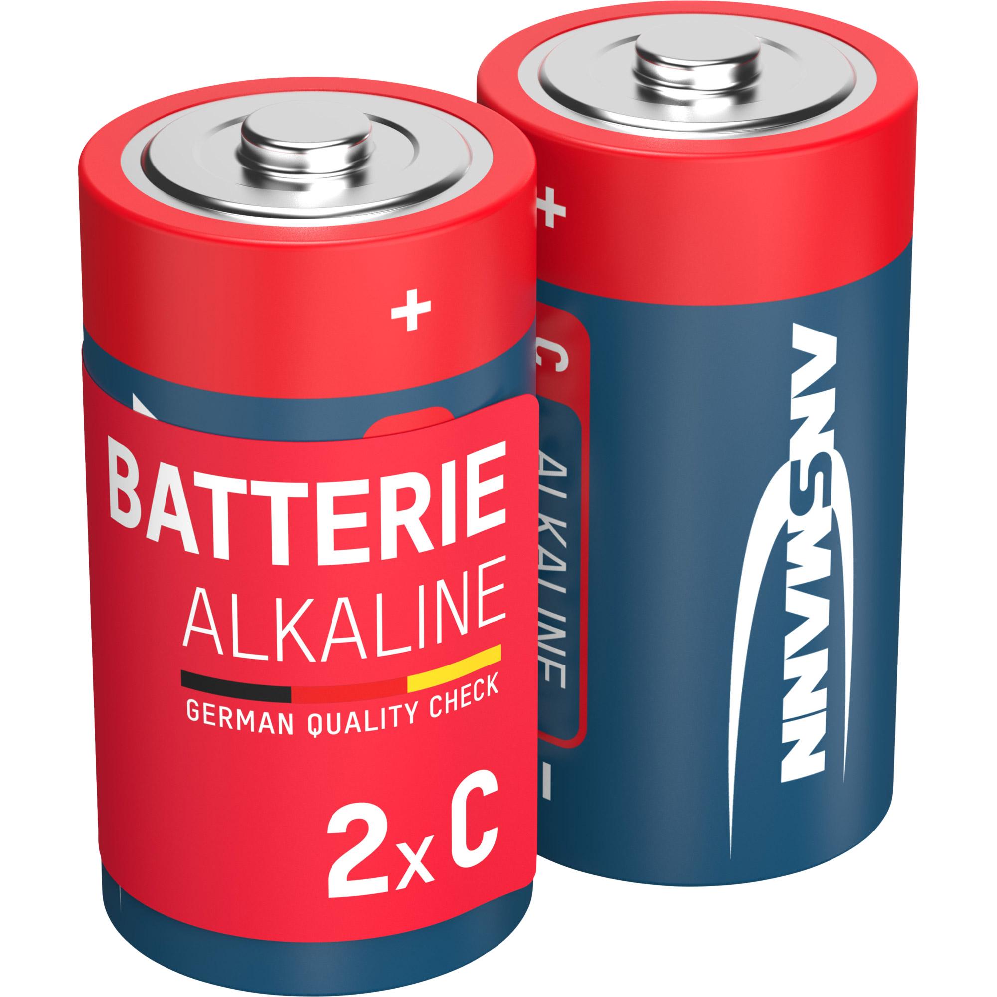 Batteria C ANSMANN Rossa 2x...