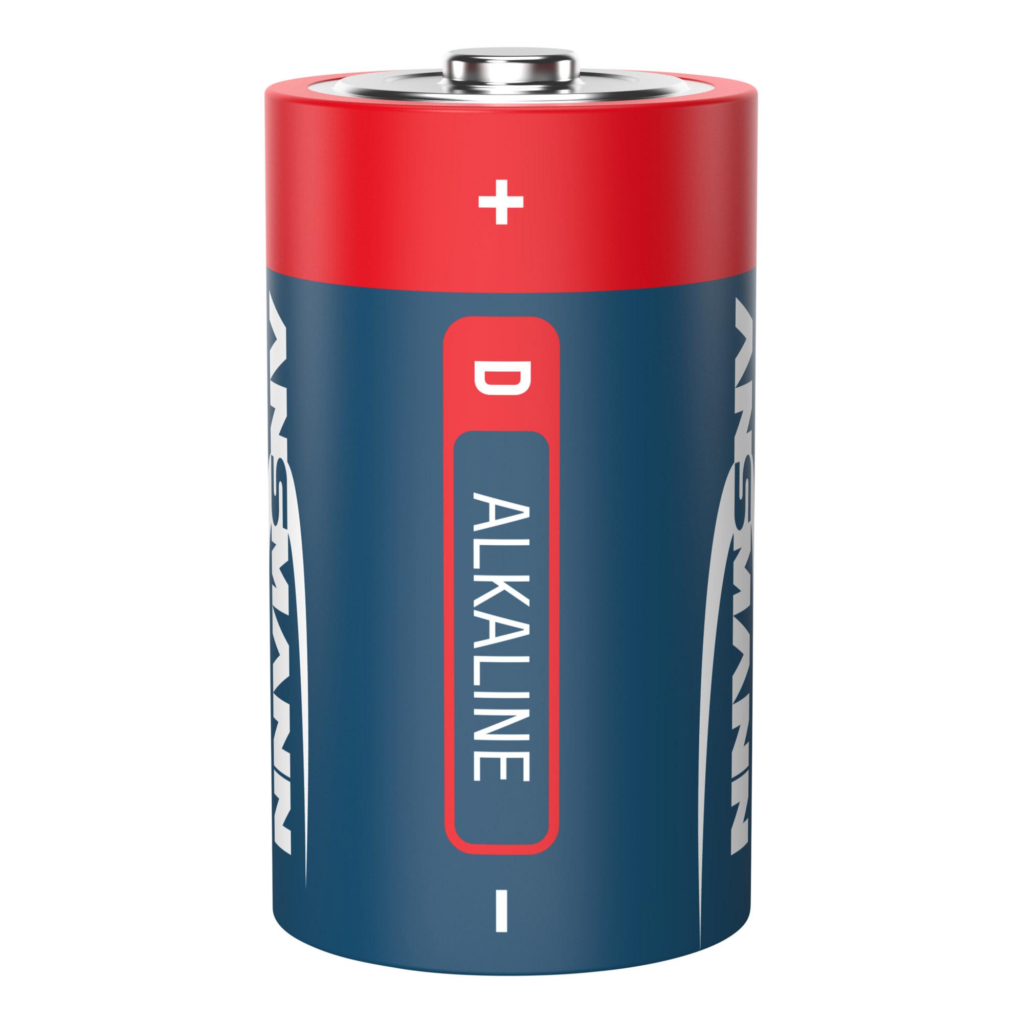 Batteria D ANSMANN Rossa 2x Mono Alcalina LR20